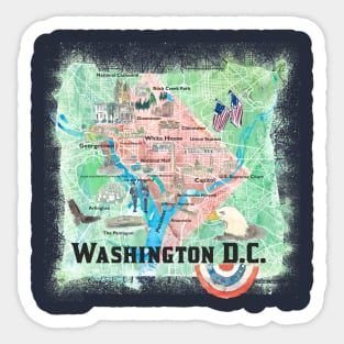 Washington DC Sticker